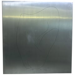 Mid-Century Aluminium Wall Panel by Alberto Viani, 1971, Signed and Numbered