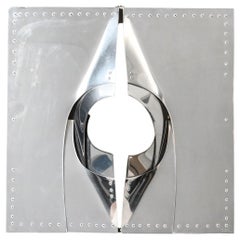 scultura da parete in alluminio di metà secolo Venere XIII dell'artista spagnolo Amadeo Gabino