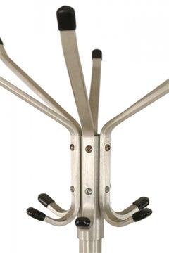 Mid-Century Aluminum Coat Tree / Hat Rack