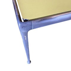 Mid Century Aluminum Dining Table w/ Enameled Tabletop by Richard Shultz, 1966
