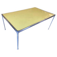 Mid Century Aluminum Dining Table w/ Enameled Tabletop by Richard Shultz, 1966
