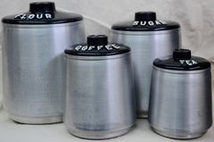 Aluminum Four-Piece Canister Set by Kromex