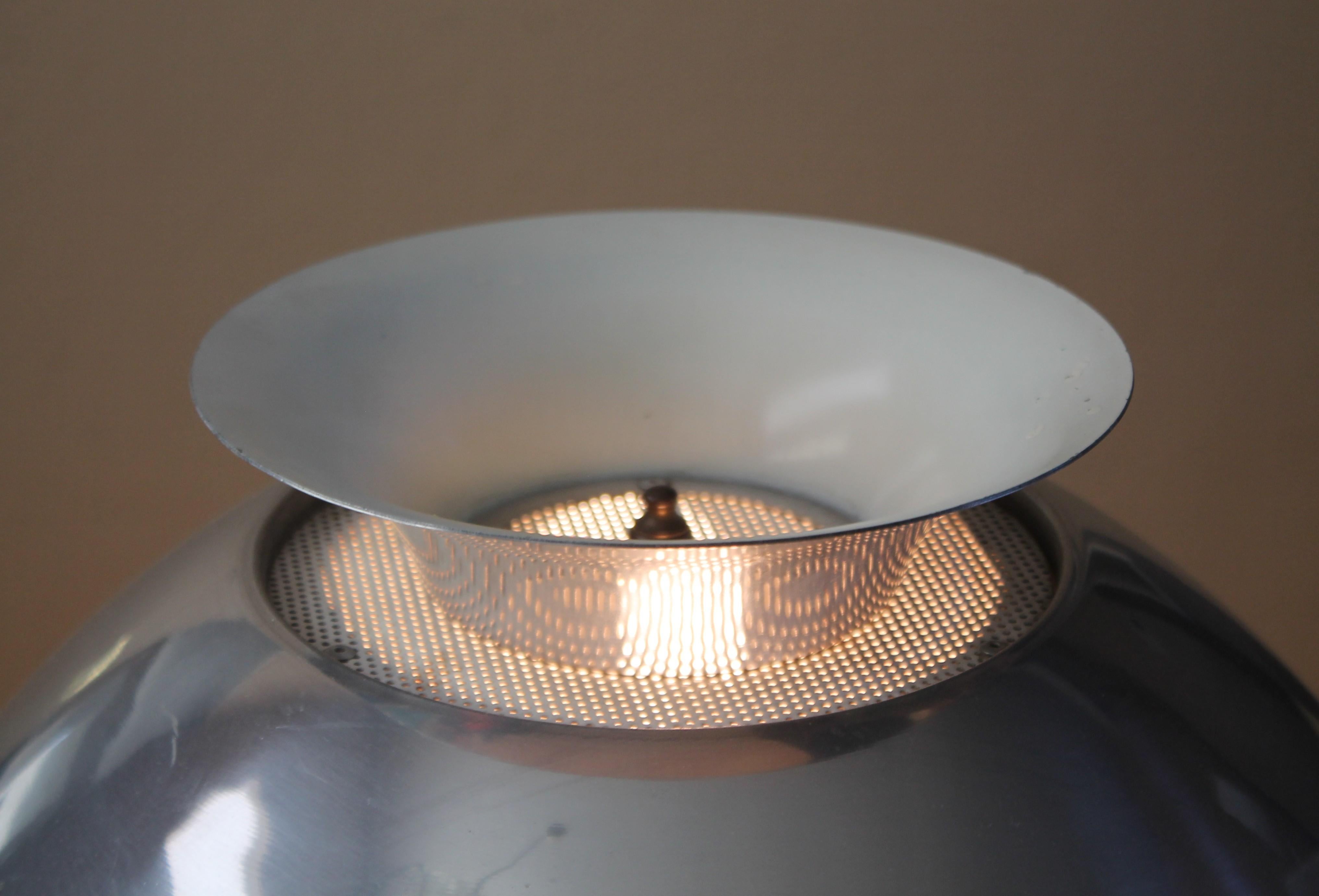 Art Deco Mid Century Aluminum Table Reflector Lamp Shade Poul Henningsen Danish Design For Sale