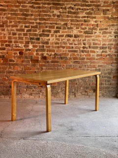 Midcentury Alvar Aalto Dining Table by Artek Finland, circa 1950