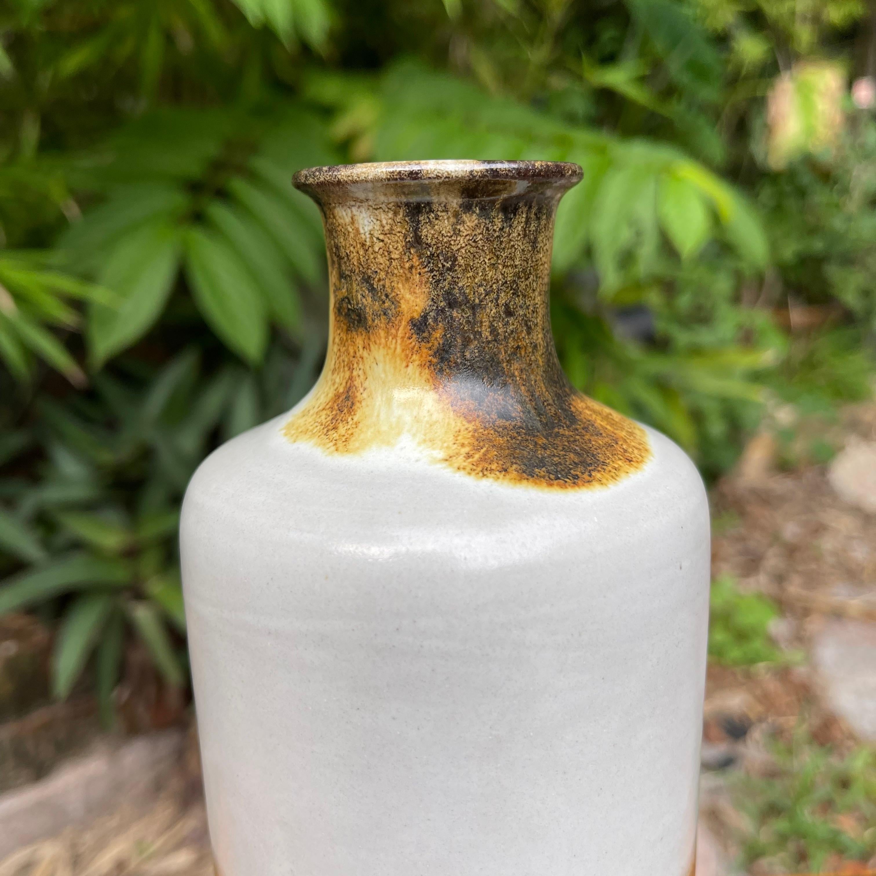Vaso in ceramica smaltata di metà secolo Alvino Bagni per Raymor In condizioni buone in vendita a Jensen Beach, FL