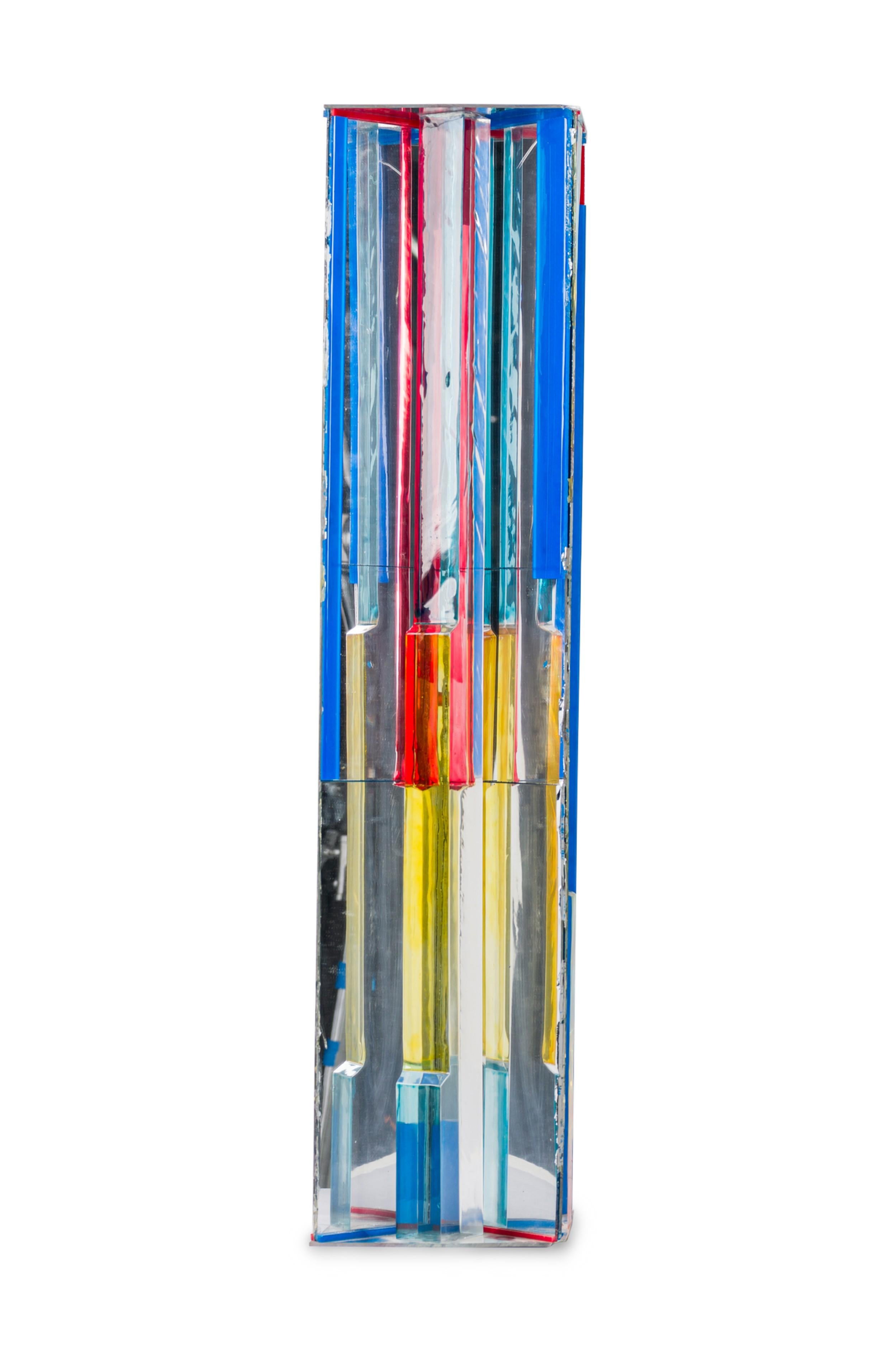 Mid-Century moderno Scultura acrilica astratta americana di metà secolo in vendita