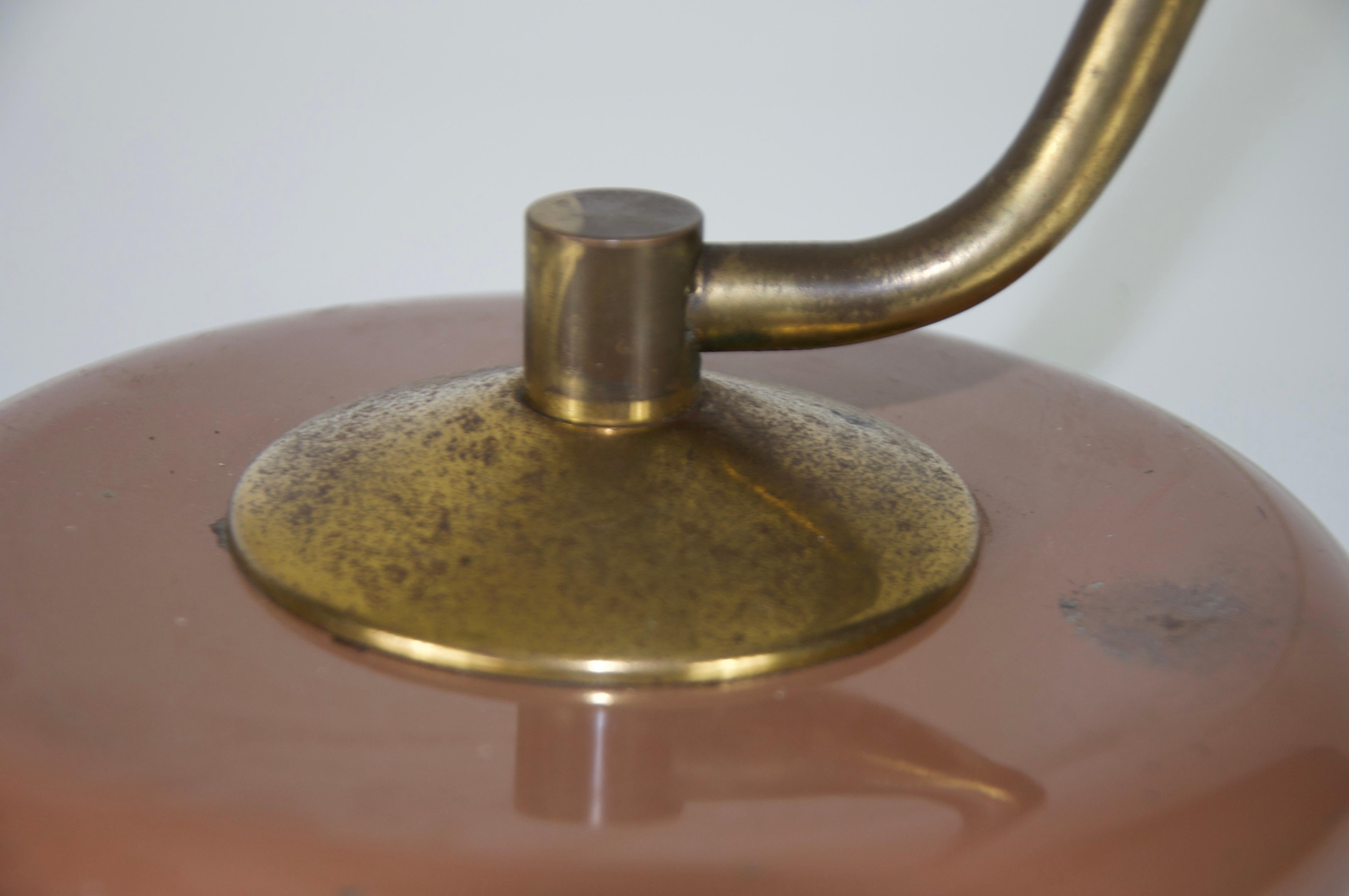 Mid-Century American Brass and Metal Table Lamp, 1960s For Sale 7