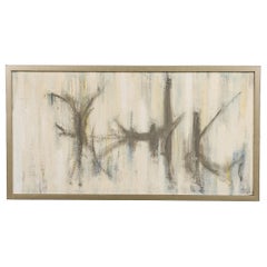 Mid-Century American Calligraphic Abstract Painting