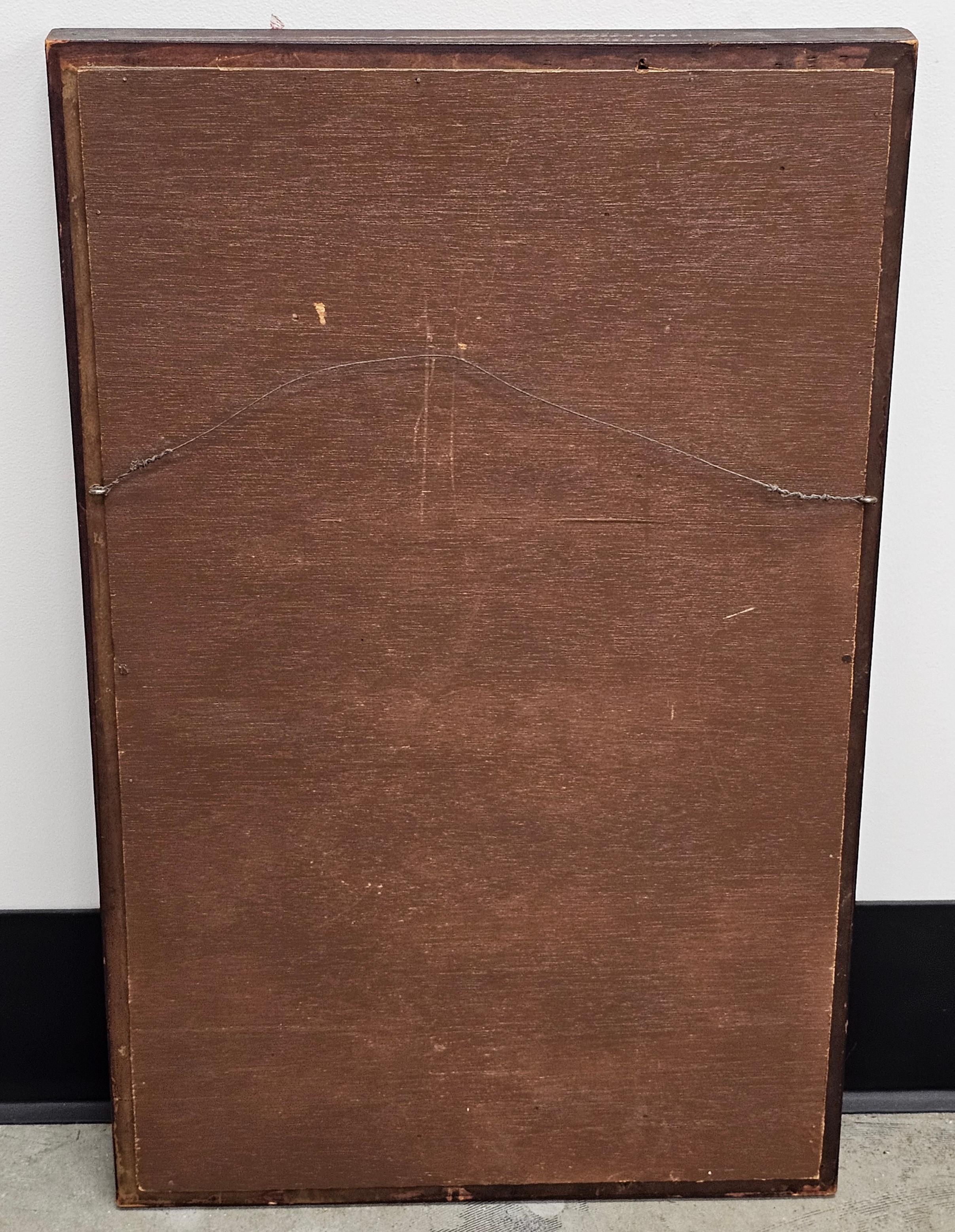 Mid Century American Classical Solid Mahogany Frame Mirror In Good Condition For Sale In Germantown, MD
