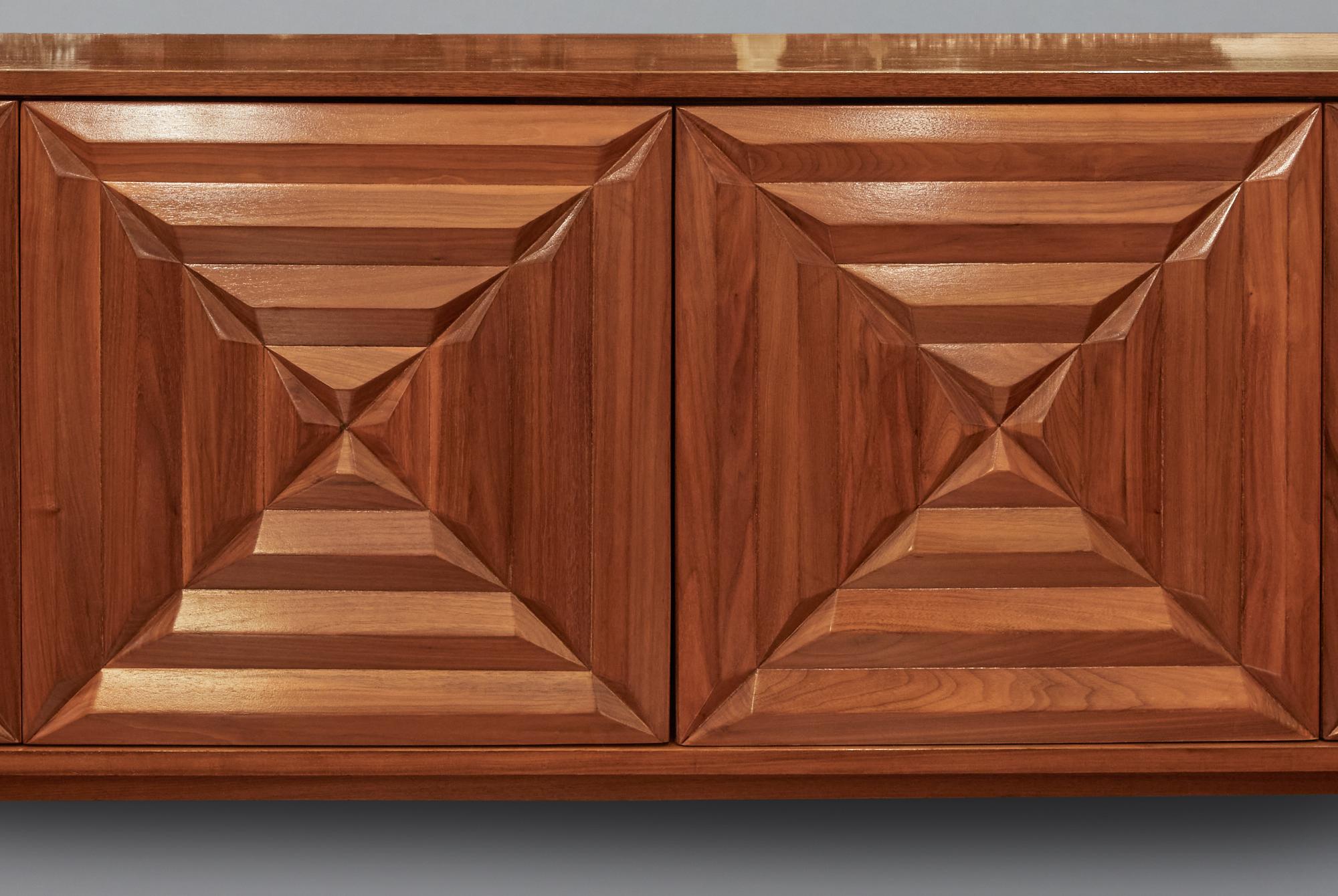 Mid Century American Console In Good Condition For Sale In Hudson, NY