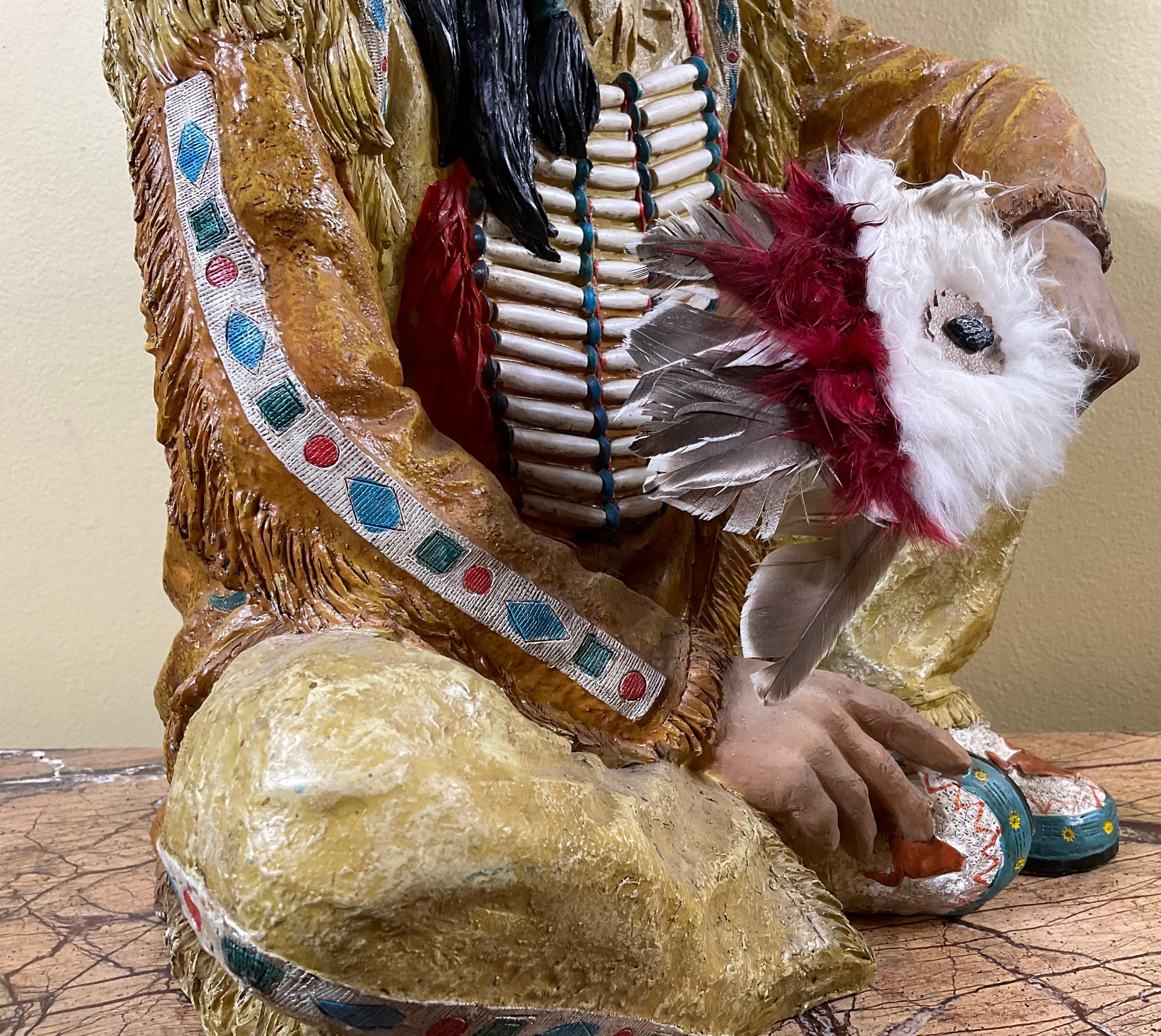 Mid Century American Indian Sculpture 2