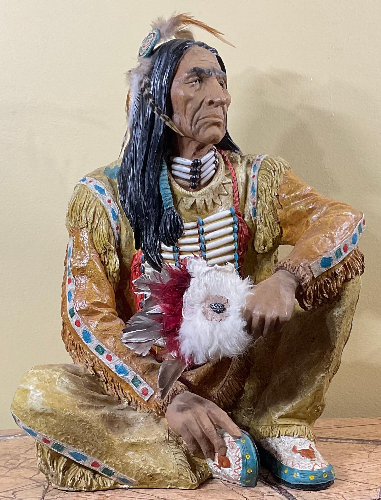 Mid Century American Indian Sculpture 5