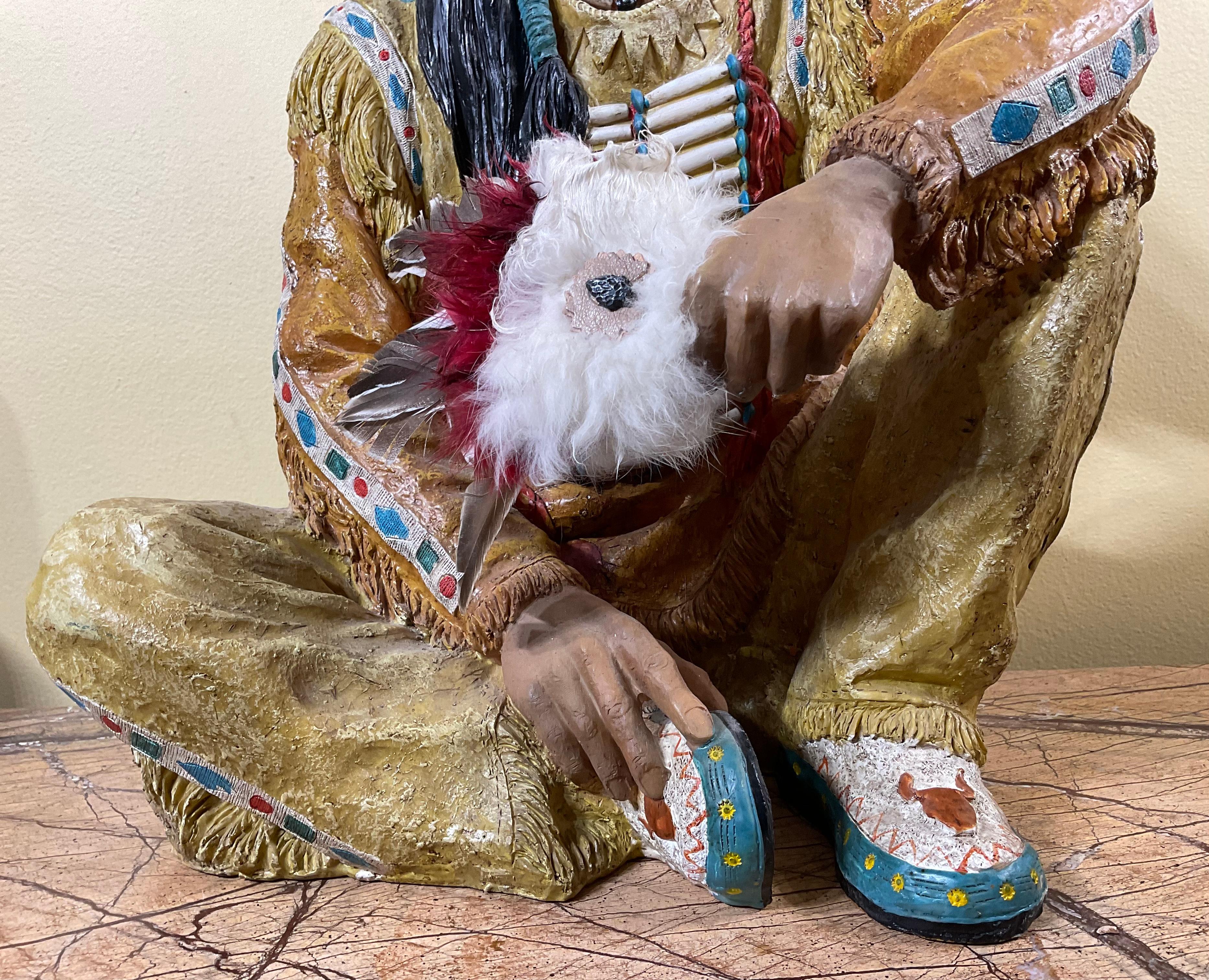 Native American Mid Century American Indian Sculpture
