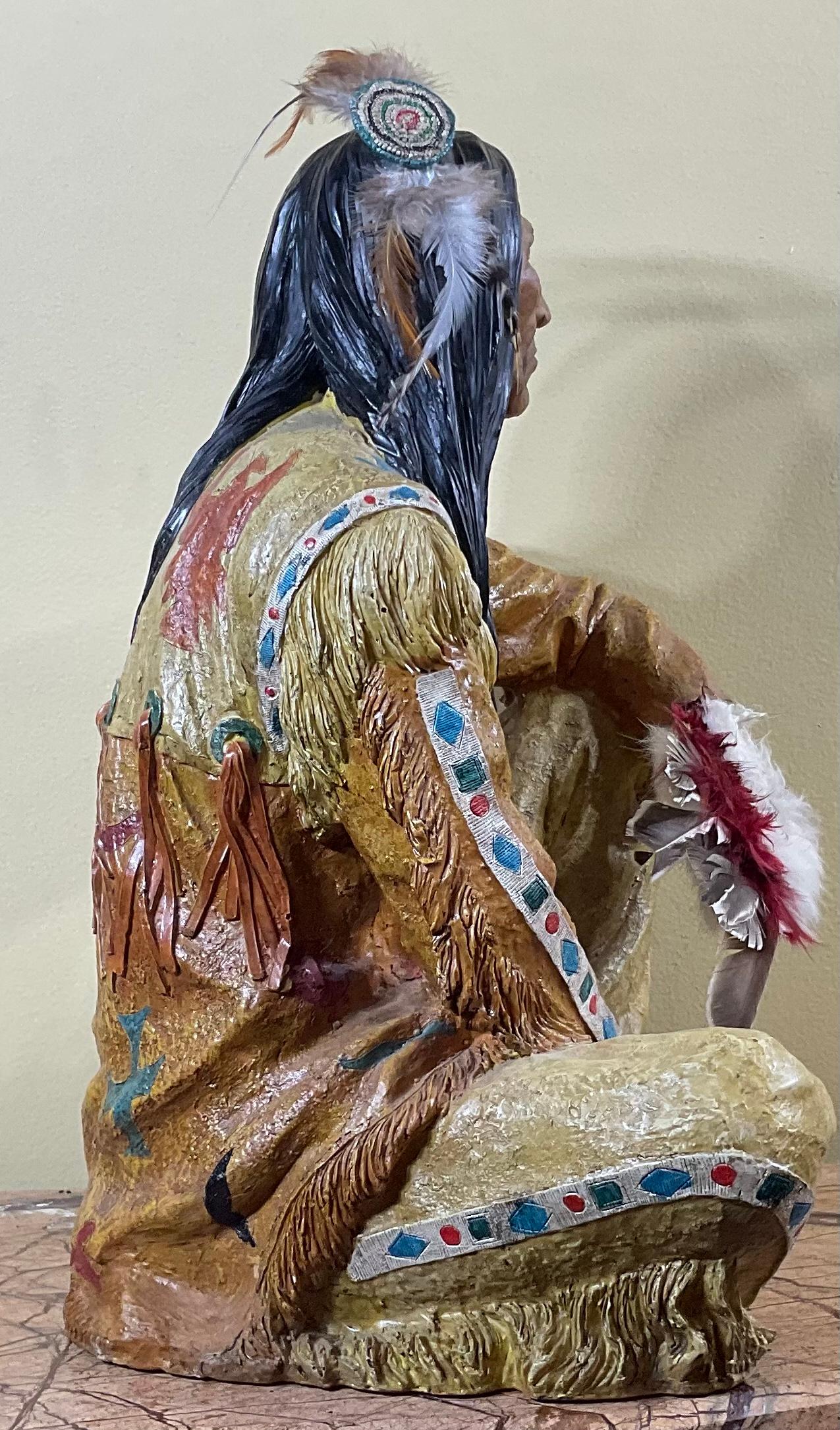 Mid Century American Indian Sculpture 1