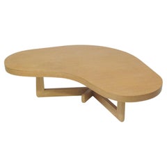 Table basse en forme de rein en Oak Oak du milieu du siècle dernier