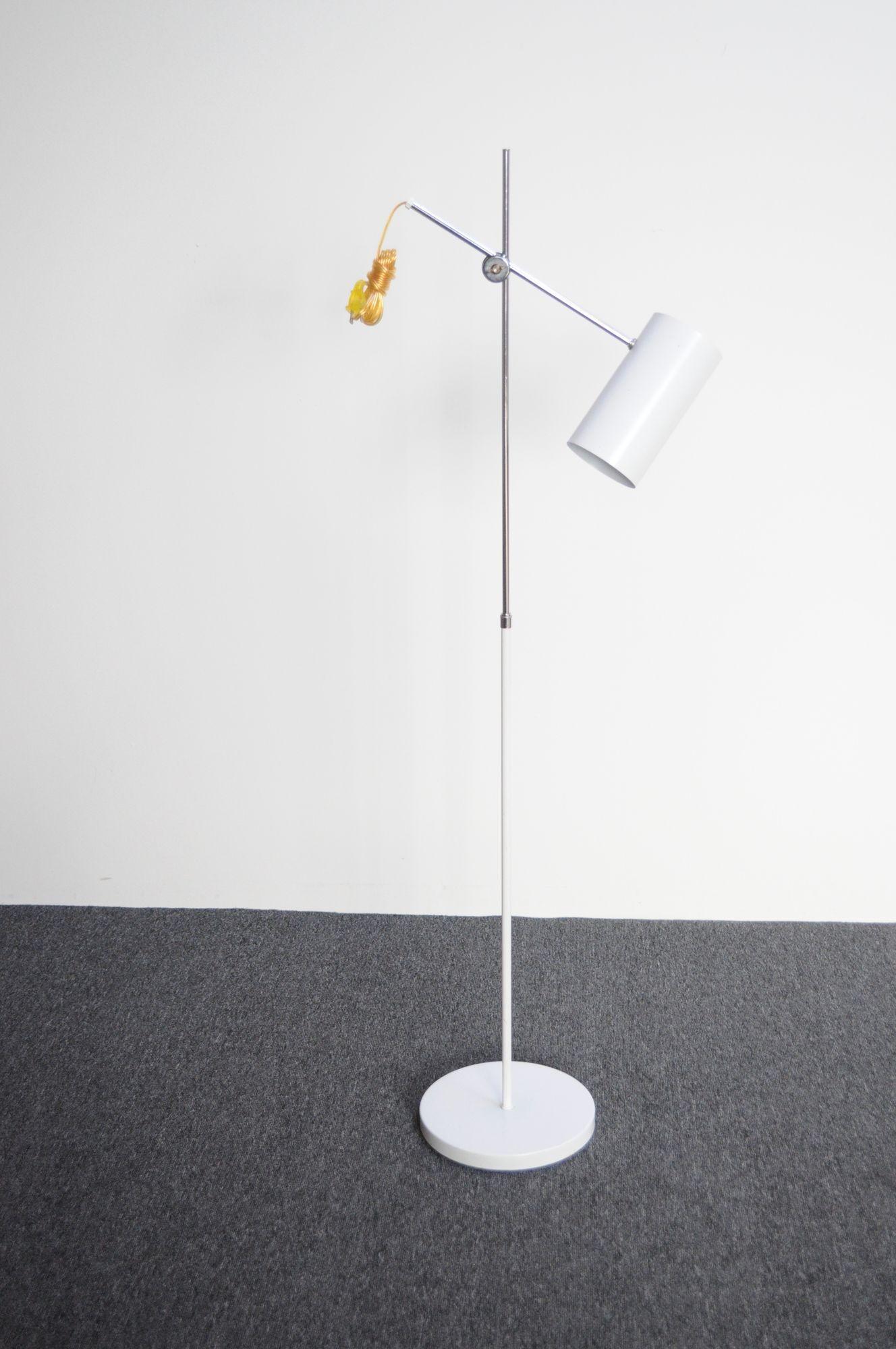 Mid Century American Modern Aluminum Adjustable Floor Lamp by George Kovacs For Sale 11