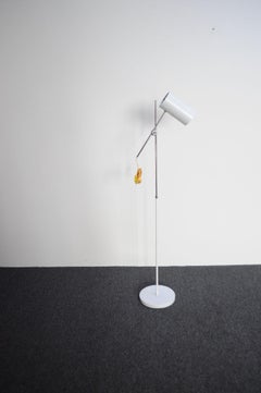 Mid Century American Modern Aluminum Adjustable Floor Lamp by George Kovacs