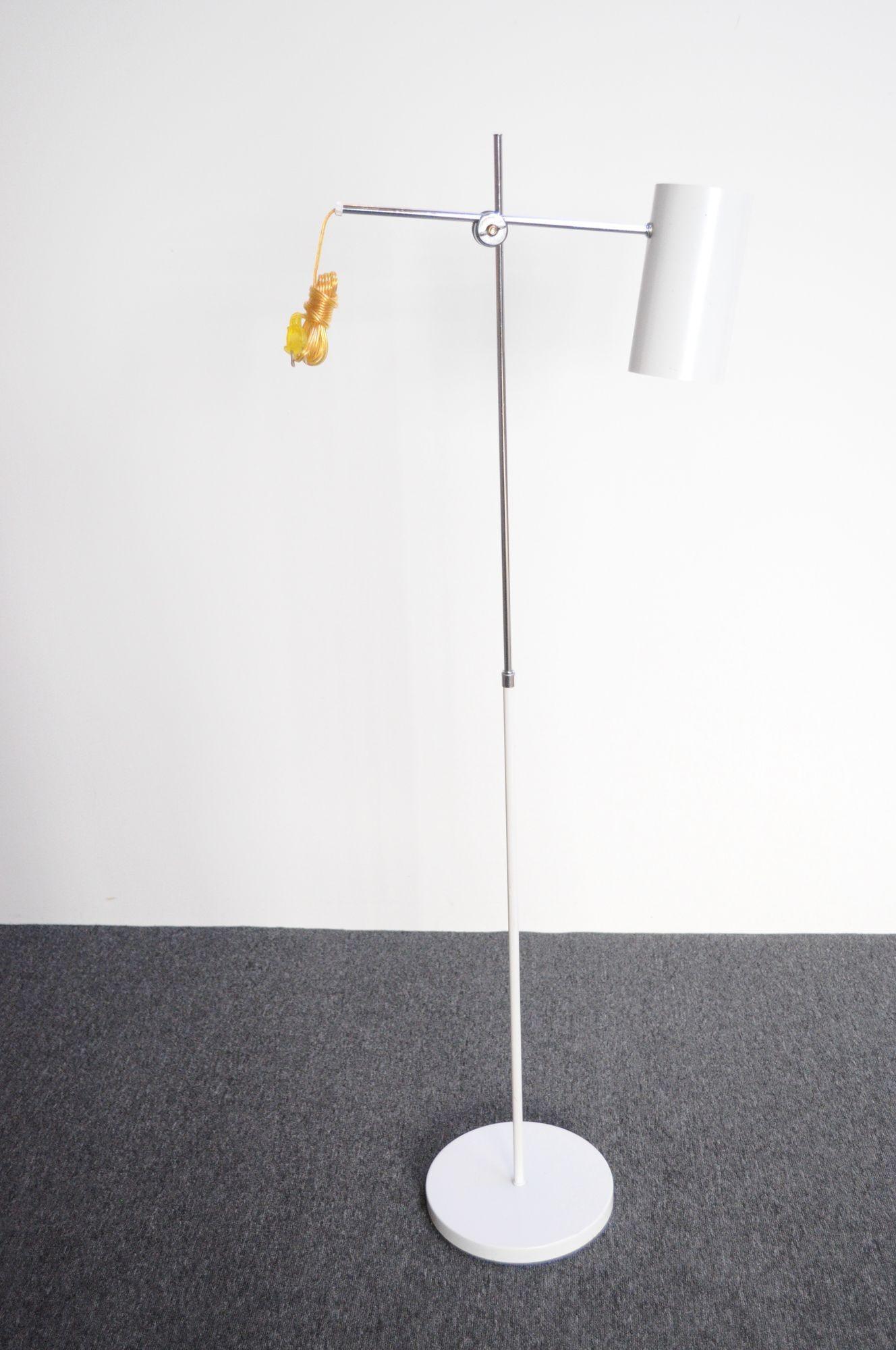 Mid Century American Modern Aluminum Adjustable Floor Lamp by George Kovacs In Good Condition For Sale In Brooklyn, NY