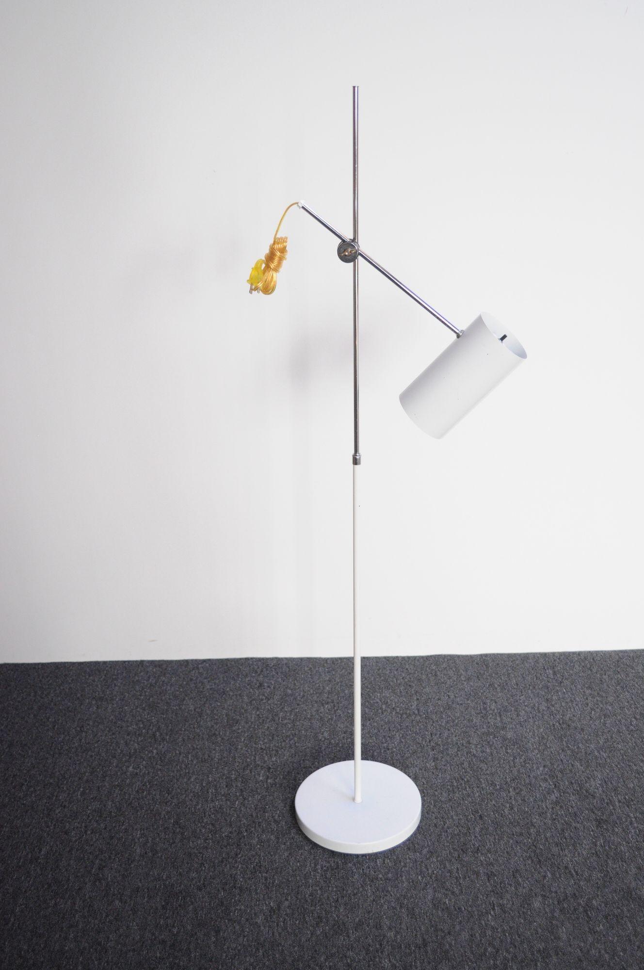 Mid-20th Century Mid Century American Modern Aluminum Adjustable Floor Lamp by George Kovacs For Sale