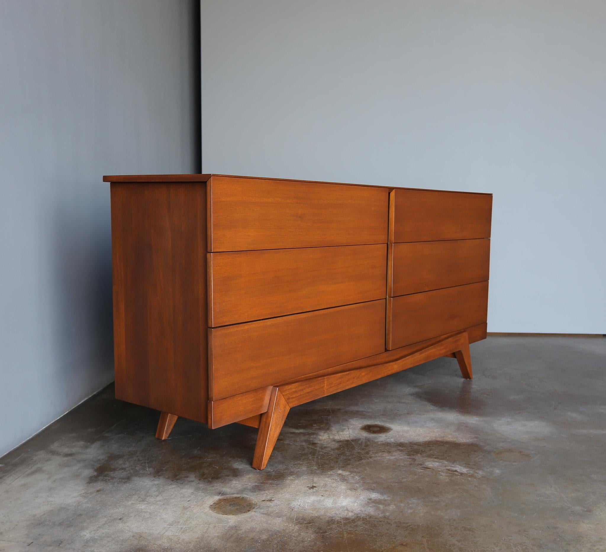 Stained Mid Century American Modern Dresser,  United States, c.1955