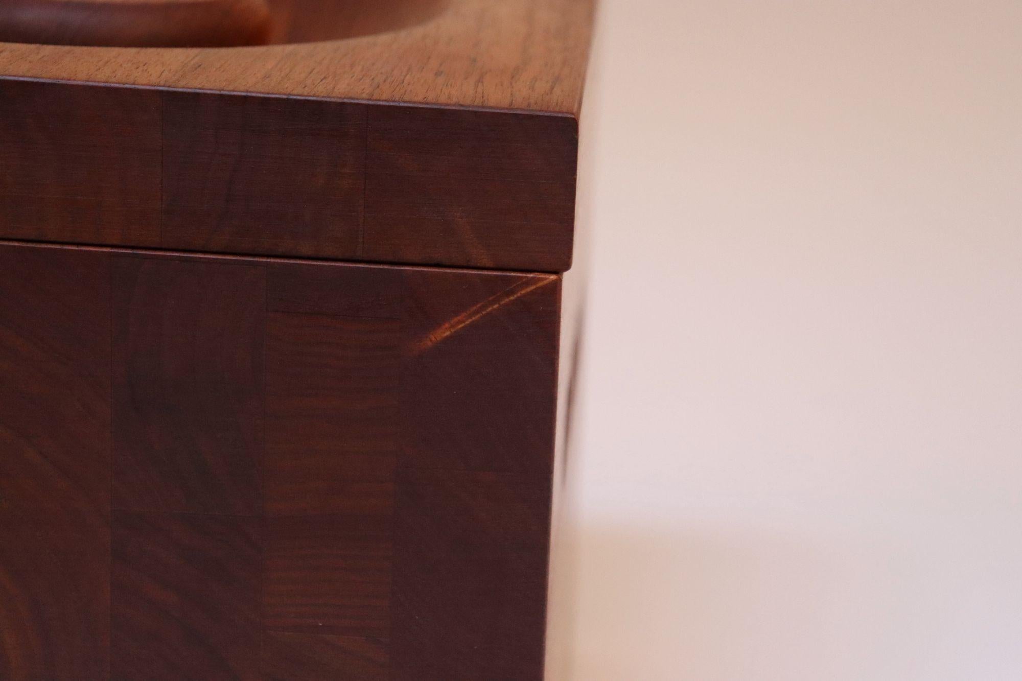 Secchiello per il ghiaccio isolato in legno di Butternut di JK Adams in vendita 3