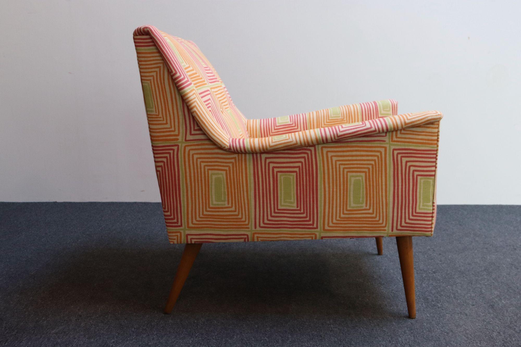 Chaise longue à profil bas, d'après Milo Baughman, de la modernité américaine du milieu du siècle dernier Bon état - En vente à Brooklyn, NY