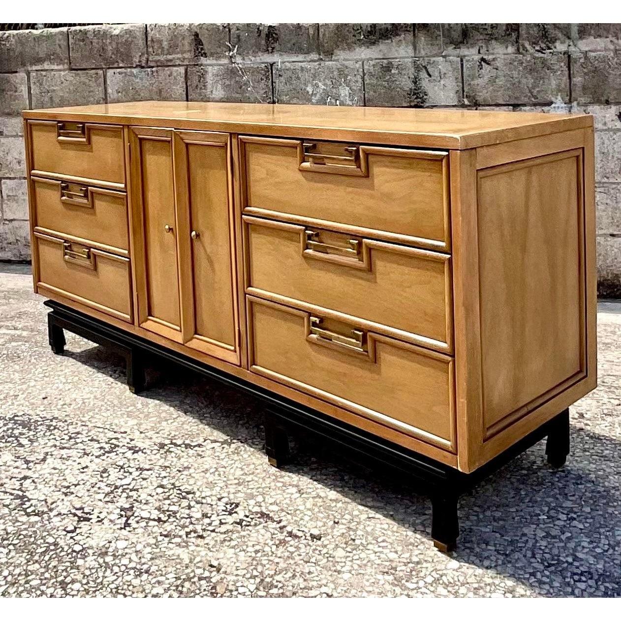 Mid Century American of Martinsville Bleached Mahogany Dresser 6