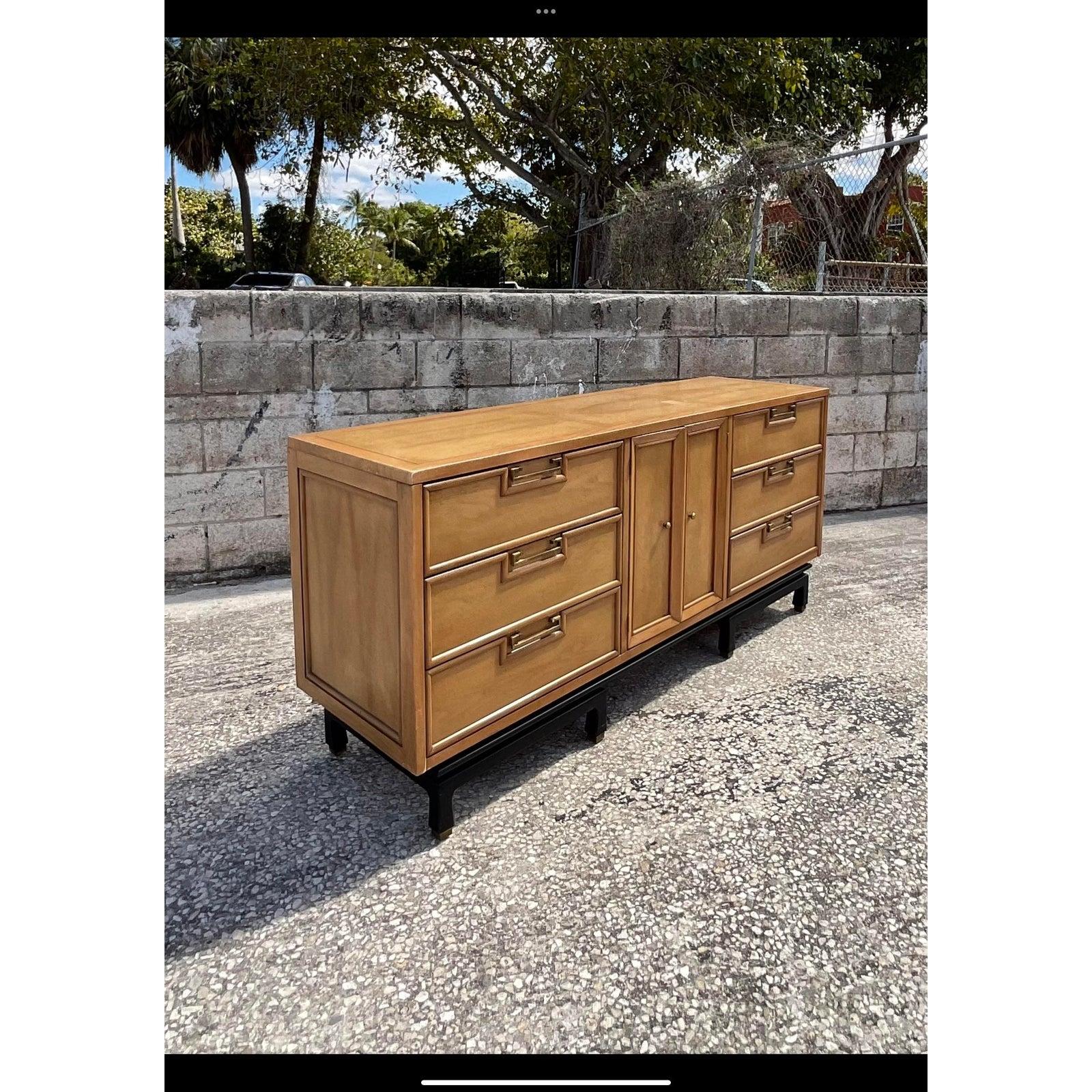 20th Century Mid Century American of Martinsville Bleached Mahogany Dresser