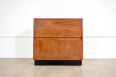 Mid Century American of Martinsville Dania Collection Backlit Bar Cabinet Cart