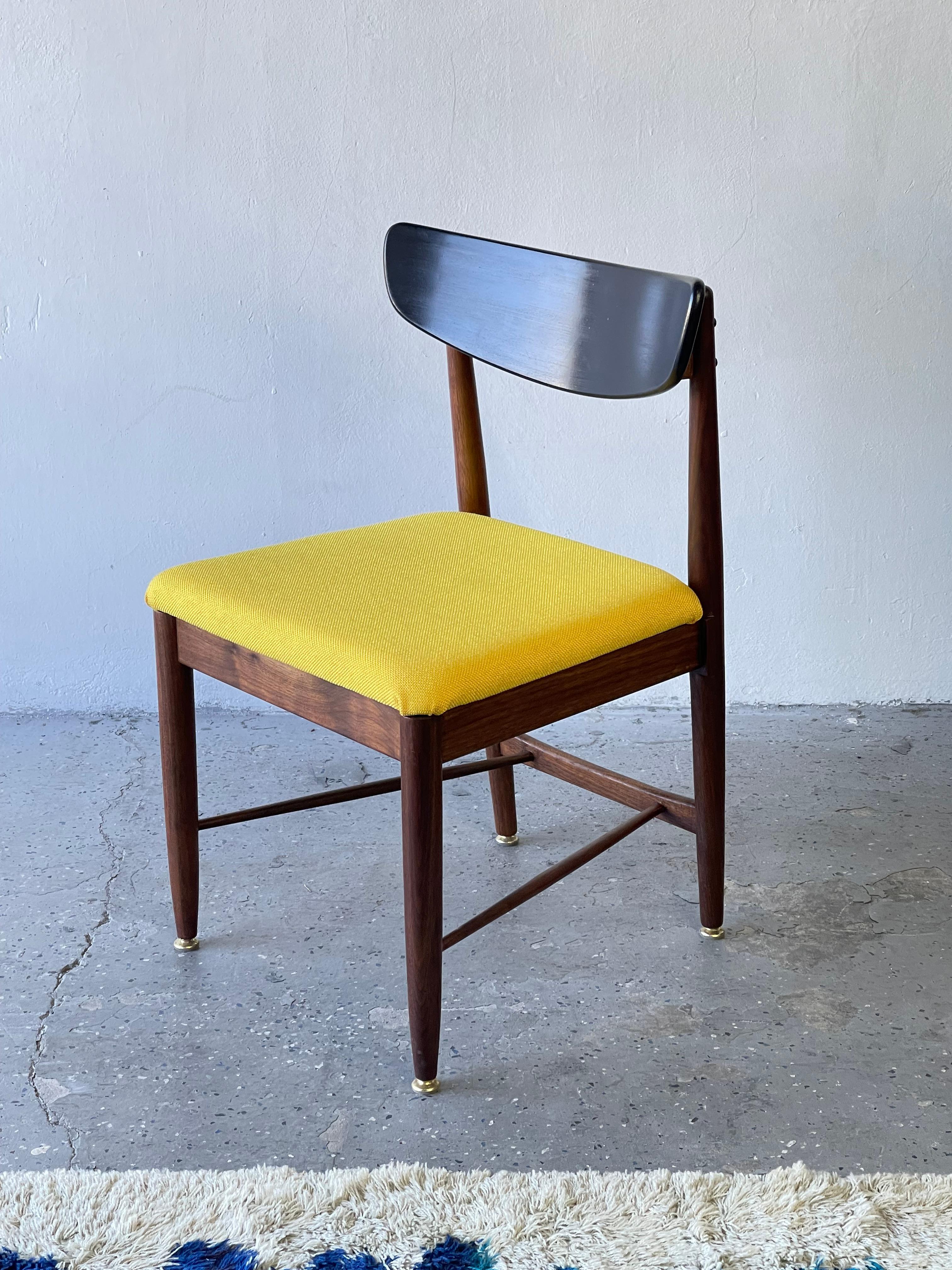 Mid-Century Modern Midcentury American of Martinsville Dania Walnut Desk Chair by Merton Gershun