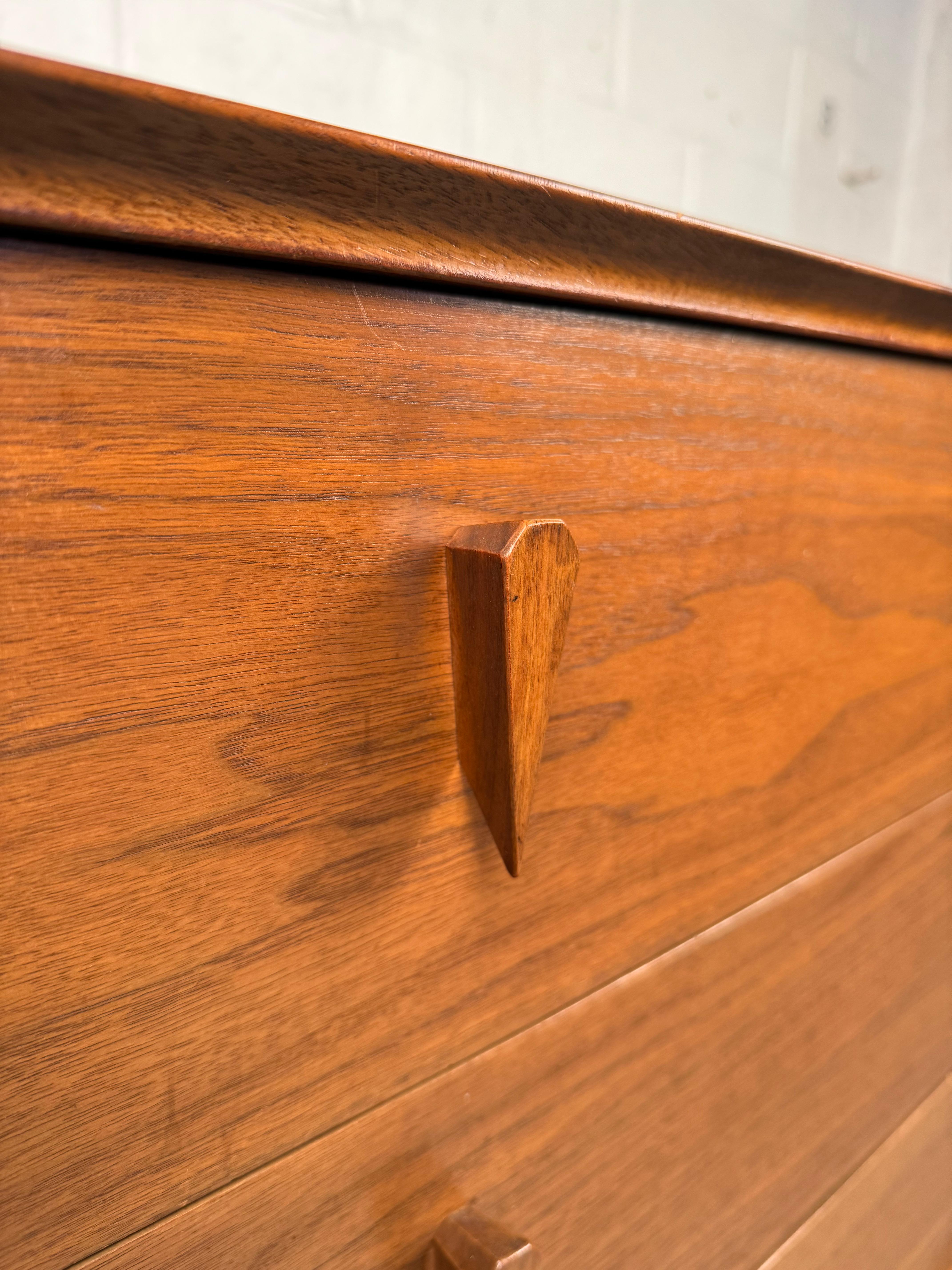 Mid-Century American of Martinsville Diamond Dresser by Albert Parvin 1