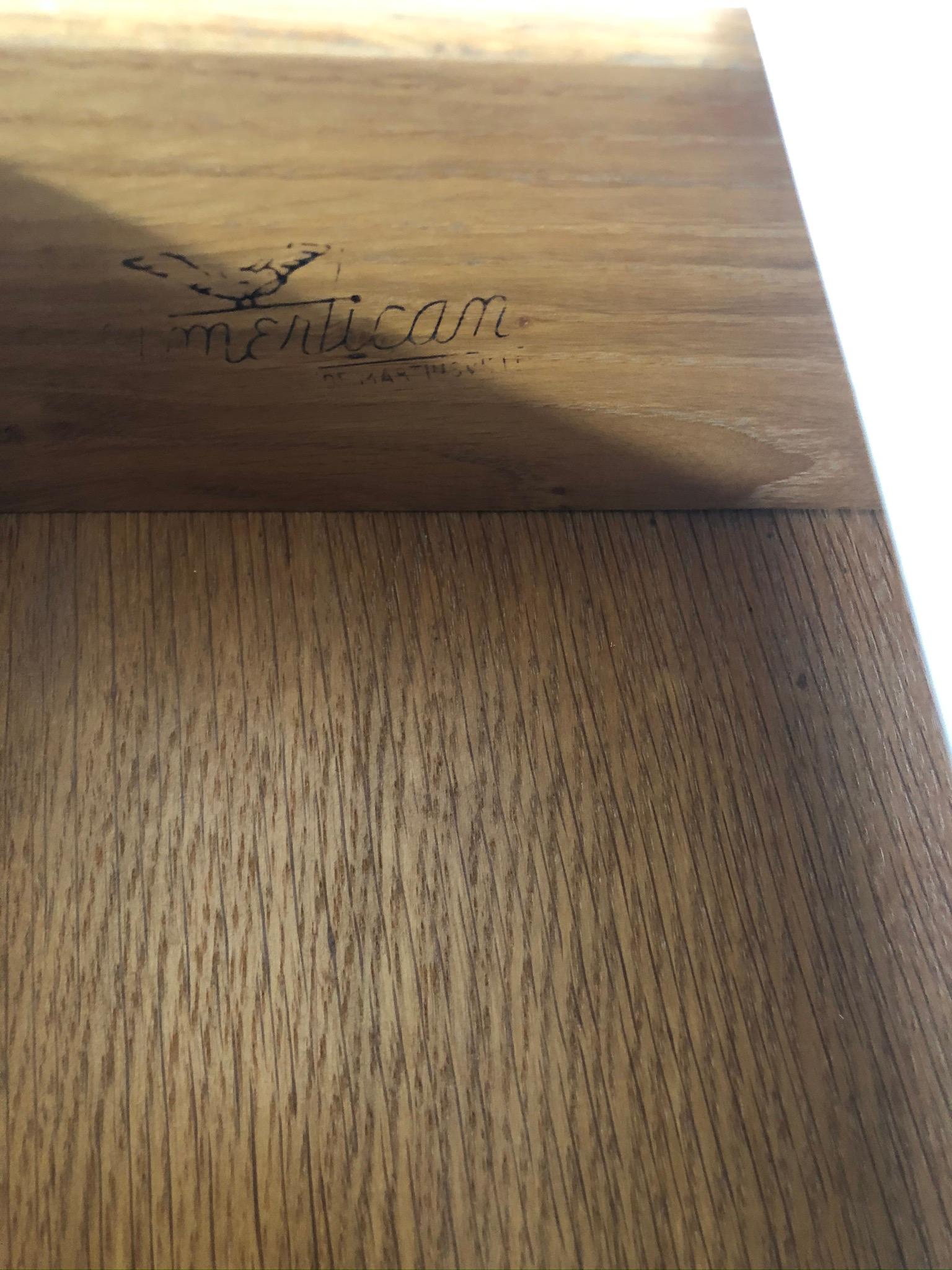 Laiton Tables de chevet laquées Mid Century American of Martinsville en vente