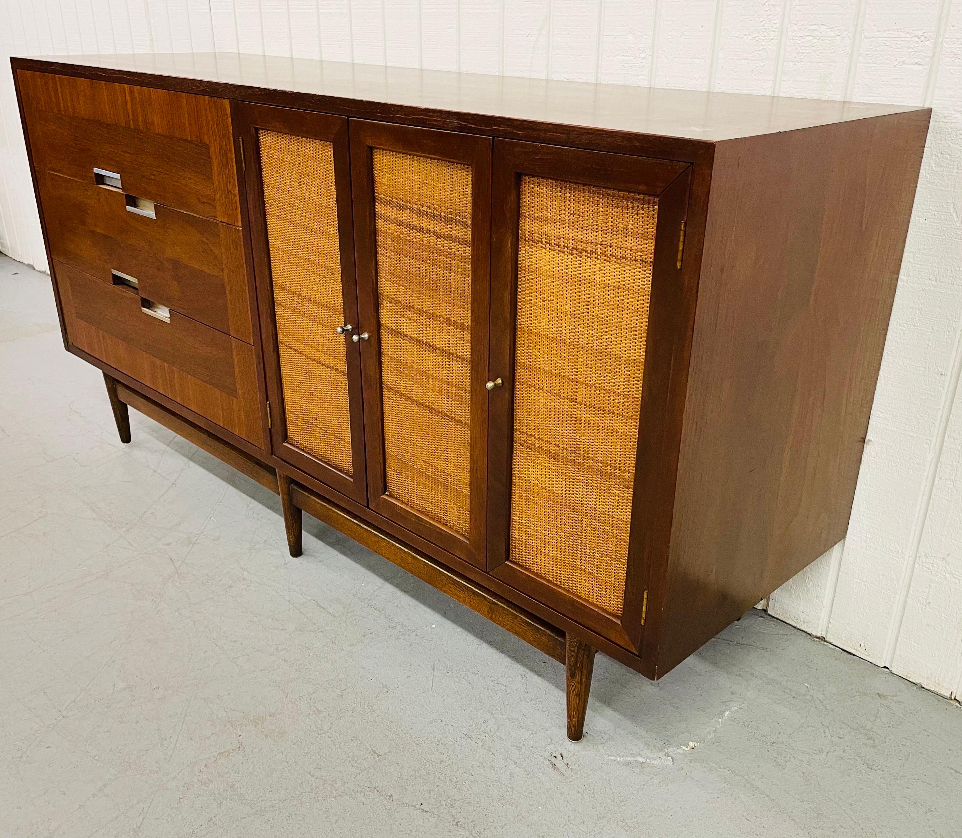 Mid-Century Modern Mid-Century American of Martinsville Walnut Dresser