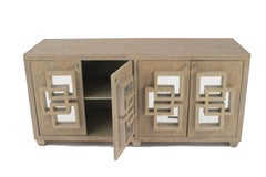 Mid-Century Pickled Oak Sideboard