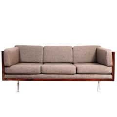 Midcentury American Rosewood Case Sofa by Milo Baughman for Thayer Coggin