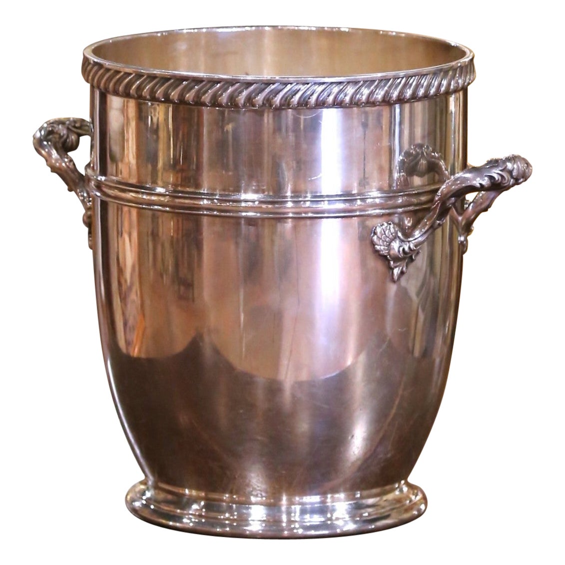Secchiello da champagne in argento e bronzo americano di metà secolo di Gorham in vendita