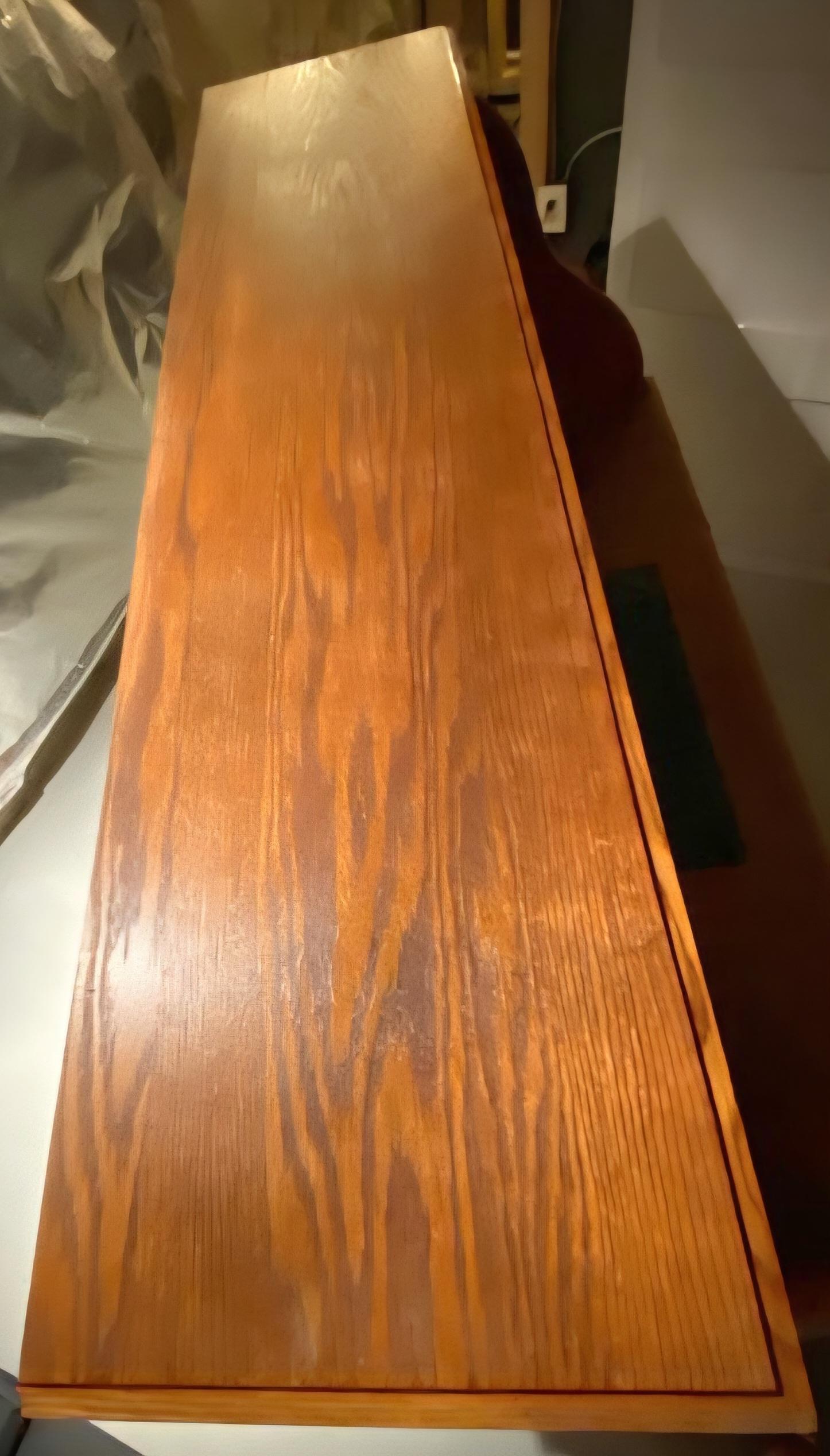 Mid Century American Solid Oak S Roll Top Front Desk For Sale 1