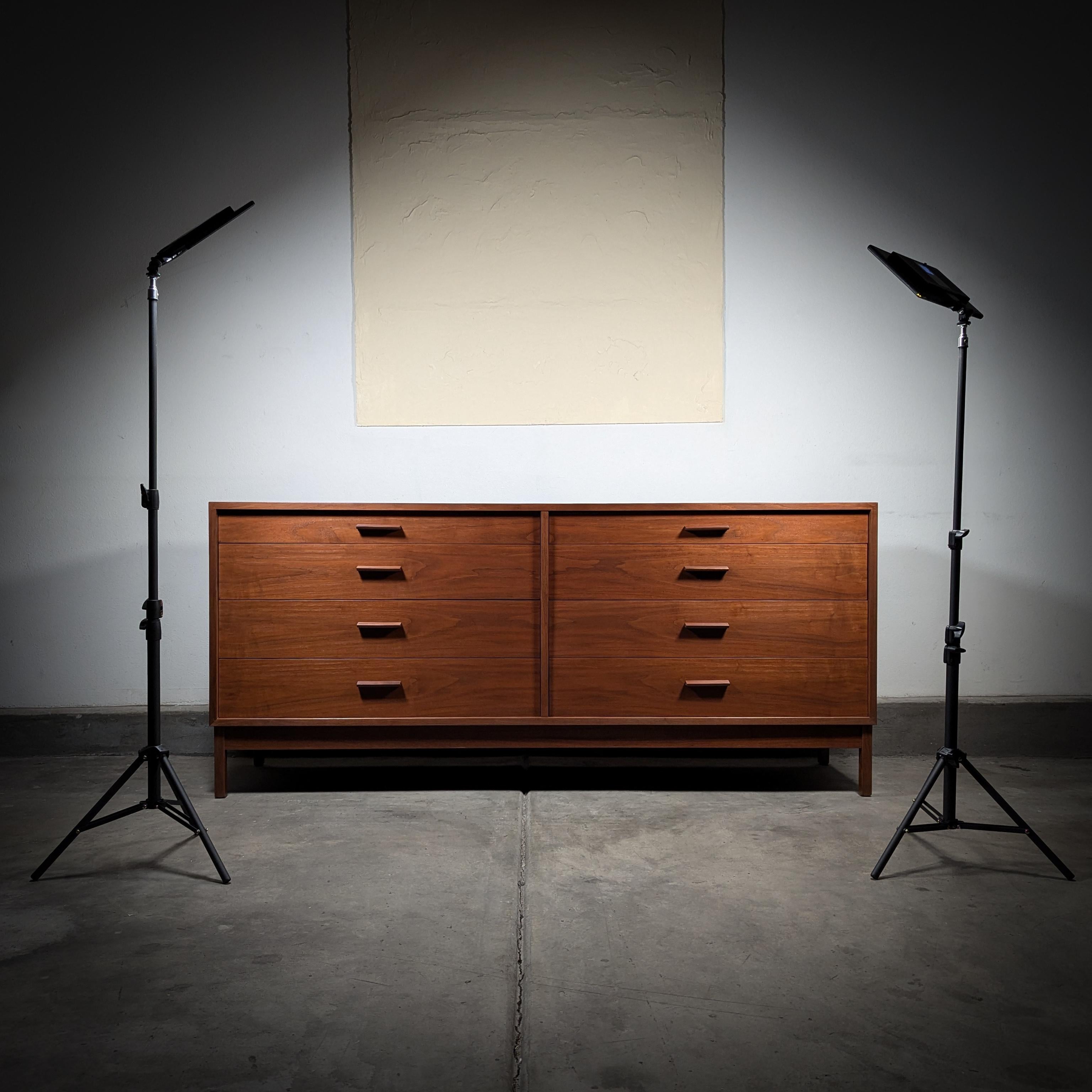 Mid Century American Studio Craft Walnut  Dresser by Richard Artschwager, c1960s For Sale 9
