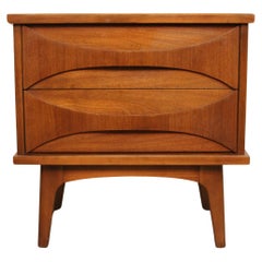 Used Mid-Century American Walnut Nightstand by United Furniture Corp.