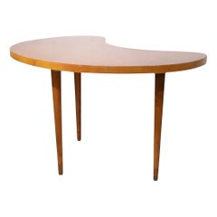 Mid Century Amoeba Form Console Table att. to Widdicomb