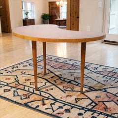 Mid Century Amoeba Form Console Table att. to Widdicomb