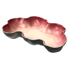 Mid Century Amorphous Pottery Tray by Los Angeles Potteries