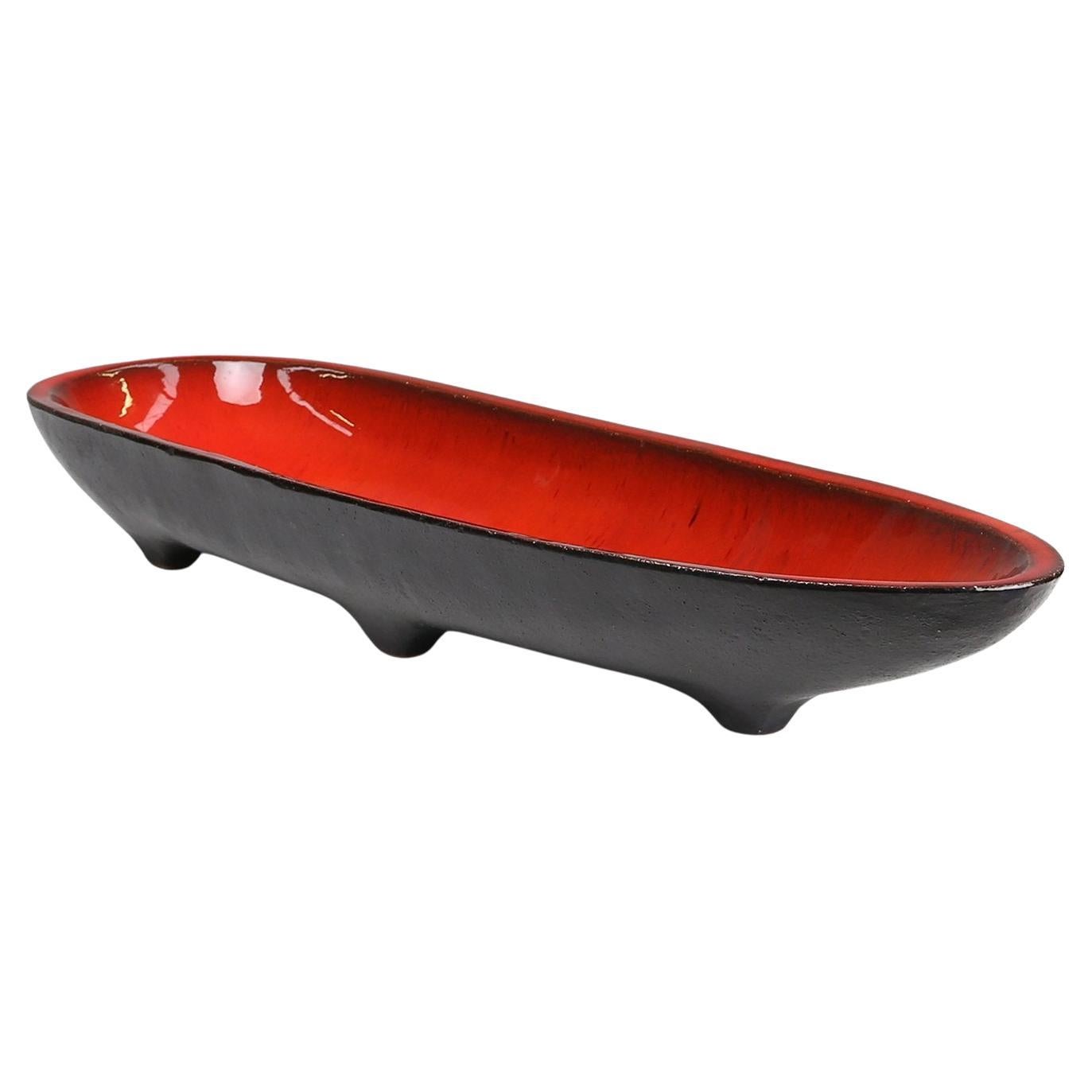 Mid-Century Amphora Bowl by Rogier Vandeweghe, Belgium 1960s For Sale