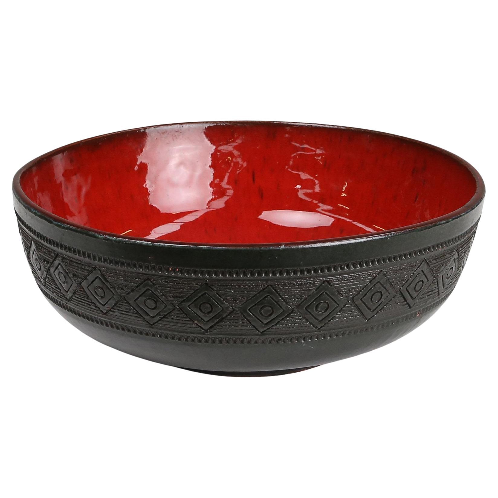 Mid-Century Amphora Bowl by Rogier Vandeweghe, Belgium 1960s For Sale