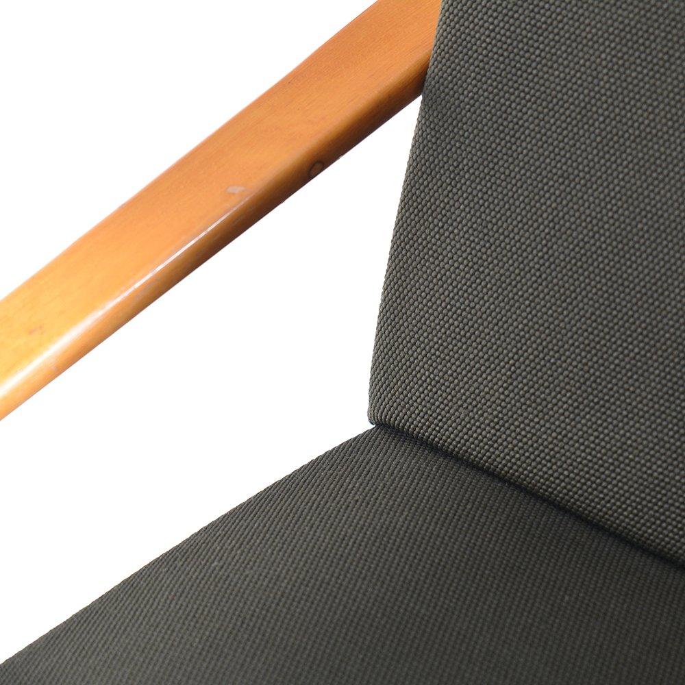 Mid Century Amrchair In Grünem Stoff & Buche Wood By Jitona, Tschechoslowakei 1960 im Angebot 2