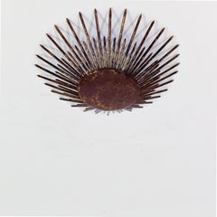 Empotrable de hierro forjado de mediados de siglo y estilo Tudor de Ferro Art, España, década de 1940