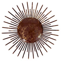 Empotrable de hierro forjado de mediados de siglo y estilo Tudor de Ferro Art, España, década de 1940