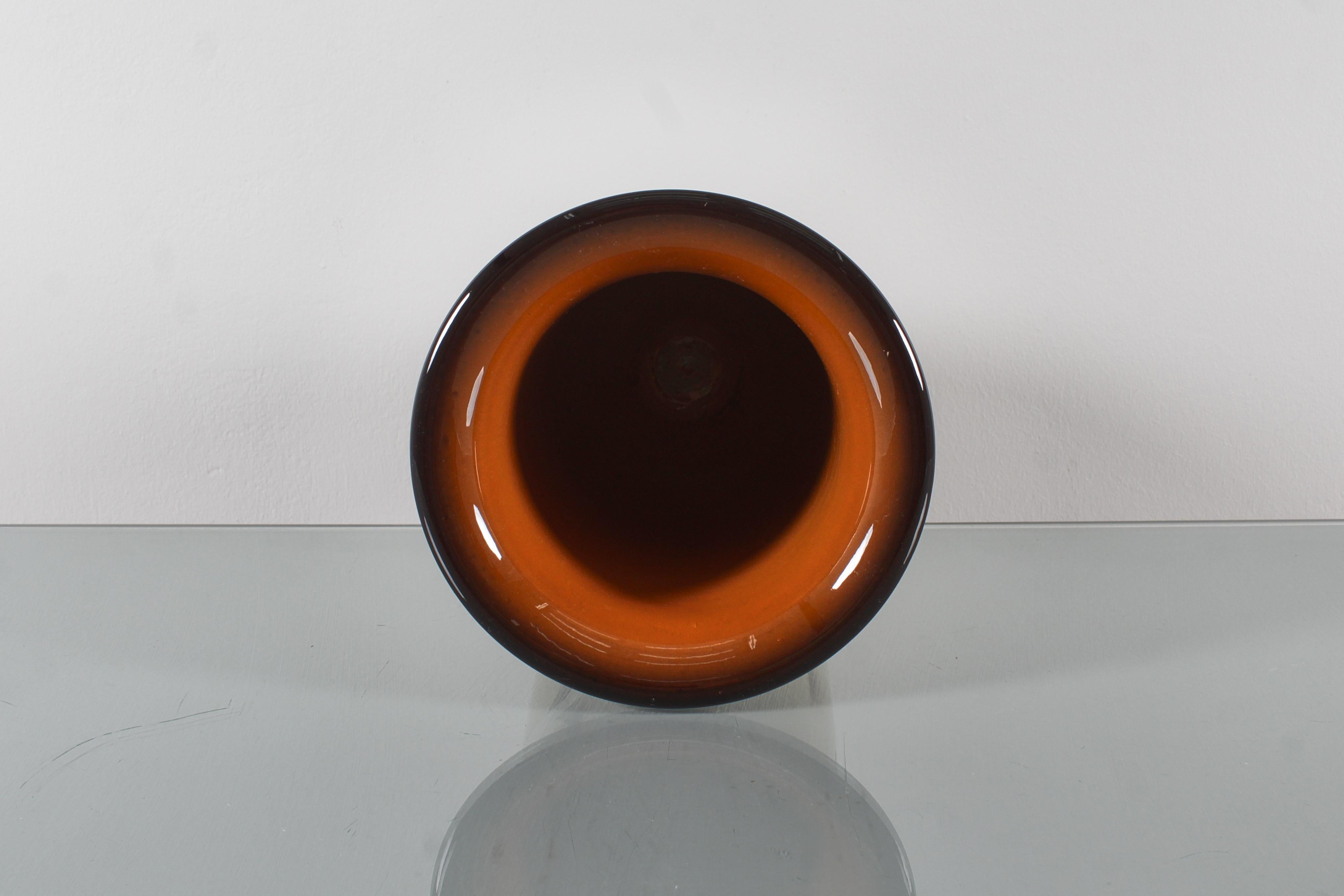 Vase en céramique aérographe Andrea Galvani Pordenone du milieu du siècle, Italie des années 1930 en vente 7