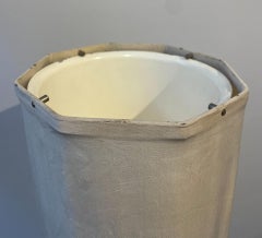 Mid-Century " Antares" Table Lamp by Ico Parisi, Wood and Fabric, 1950s