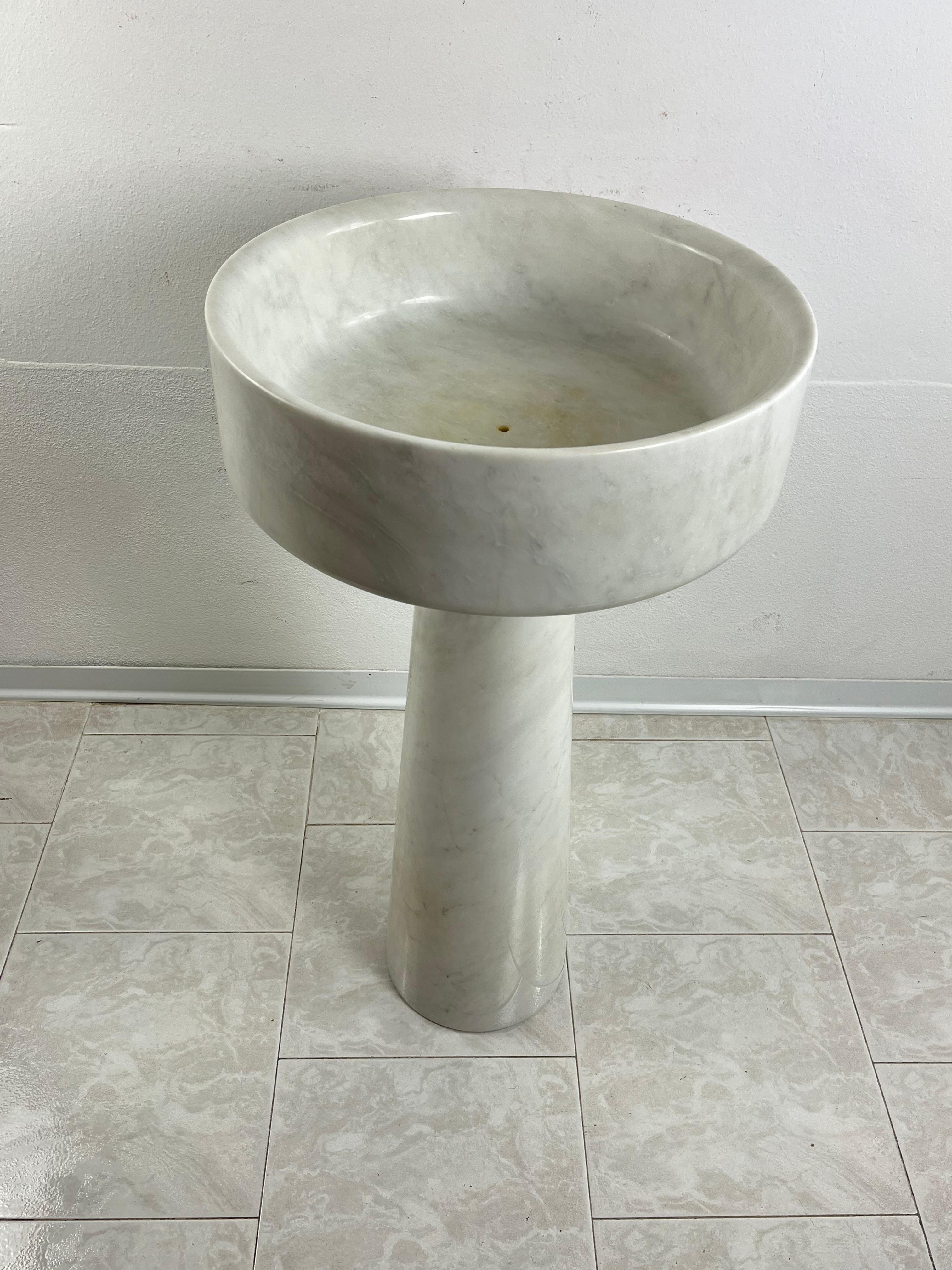 Late 20th Century Mid-Century Antera Model Marble Planter By Angelo Mangiarotti For Skipper 1971